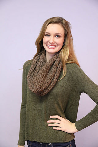 F842 Eyelet Cowl (Plymouth Yarn)