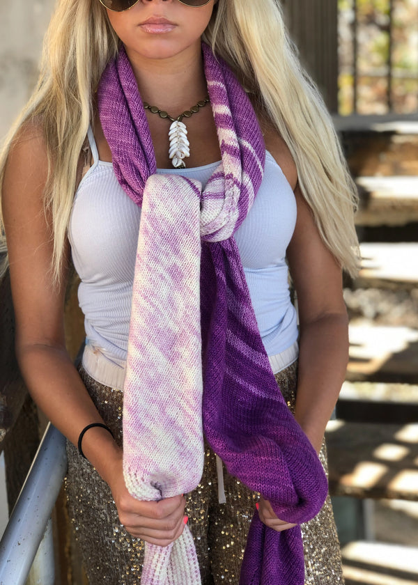 Gradient Bias Shawl Kit (Baah Yarn)