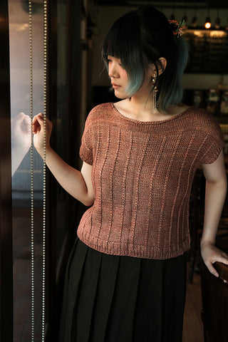 New Terrain Tee Knitting Class: Seamless Top-Down Tee