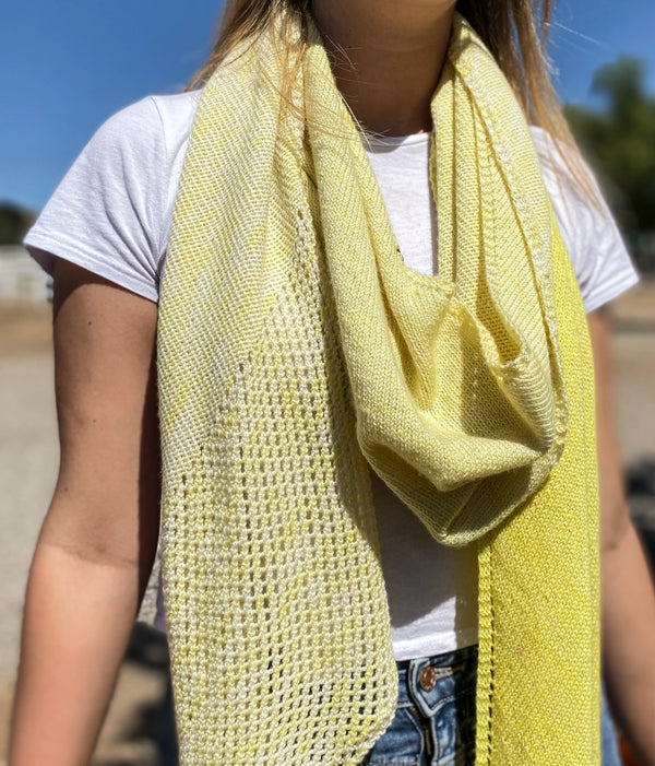 Gradient Bias Shawl Kit (Baah Yarn)