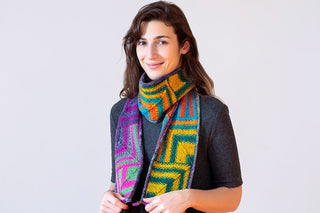 Pixelated Scarf Kit (Urth Yarns)