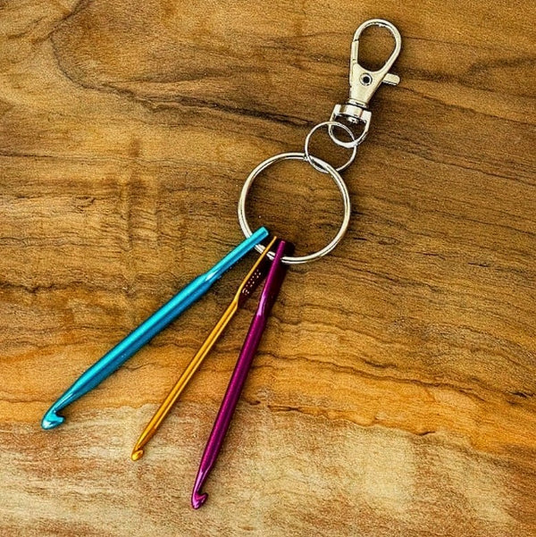 Mini Crochet Hook Keychain