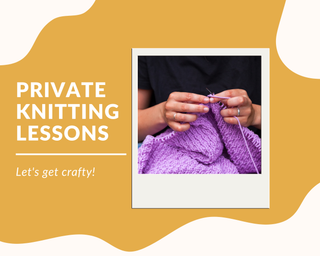 Private Lessons: Learn to Knit - Beginner Cowl