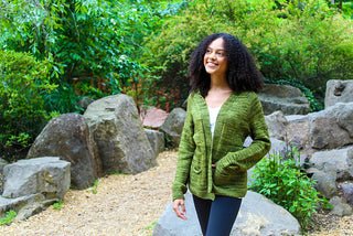 3389 Open Front Cardigan (Plymouth Yarn)