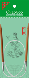 US 5 (3.75 mm) 32" circular needles - Chiaogoo Bamboo