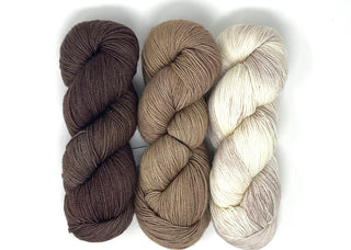 Buy dare-to-bare-only-only Plushy Crescent Shawl Kit (Baah Yarn)