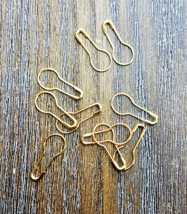 Gold tone Removable Stitch Markers