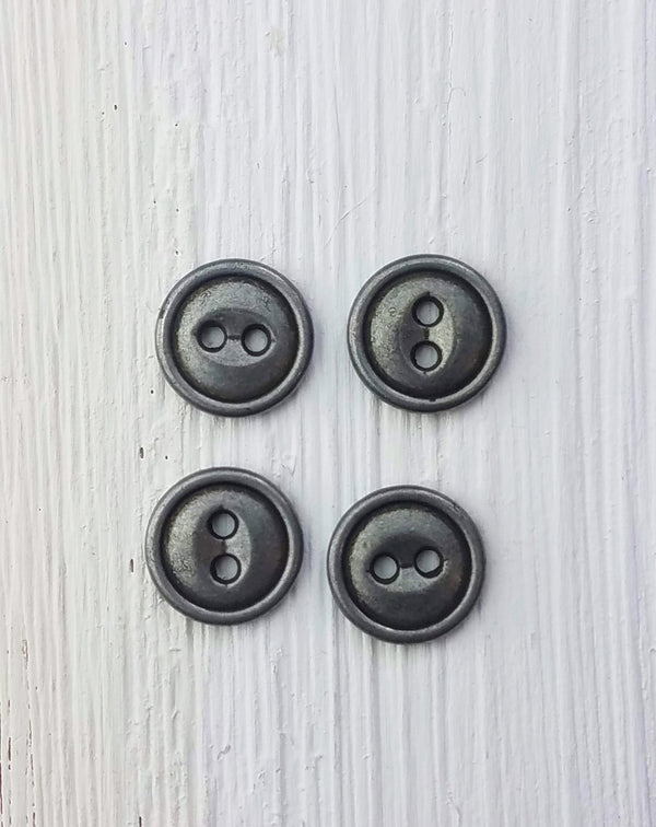 Metal round button