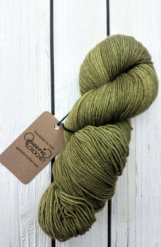 Buy mossy-grass Sock (Queenie Crochet)