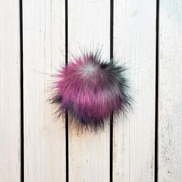 Handmade Faux Fur Pom Poms (No Hooks Given)