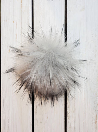 Buy silver-linings Handmade Faux Fur Pom Poms (No Hooks Given)