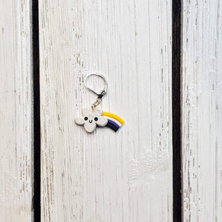 Buy non-binary-rainbow Rainbow Stitch Markers/Progress Keepers