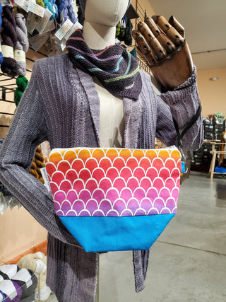Buy rainbow-scales-blue-bottom-hillary Beautiful Syster Project and Notions Bags