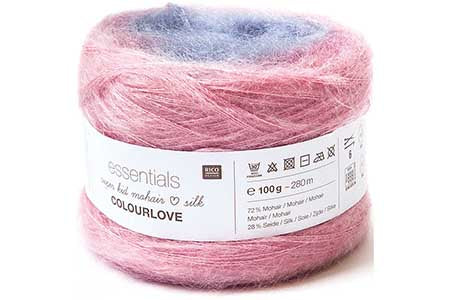 Essentials Super Kid Mohair Loves Silk Colourlove (Universal Yarn)
