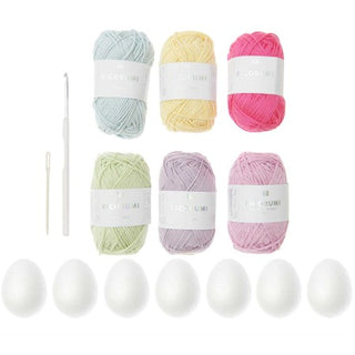 Buy pastel-online-only Ricorumi Easter Eggs Crochet Kits (Universal Yarns)